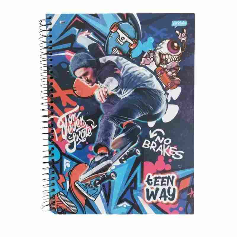 CADERNO C.D. 1X1 TEEN WAY